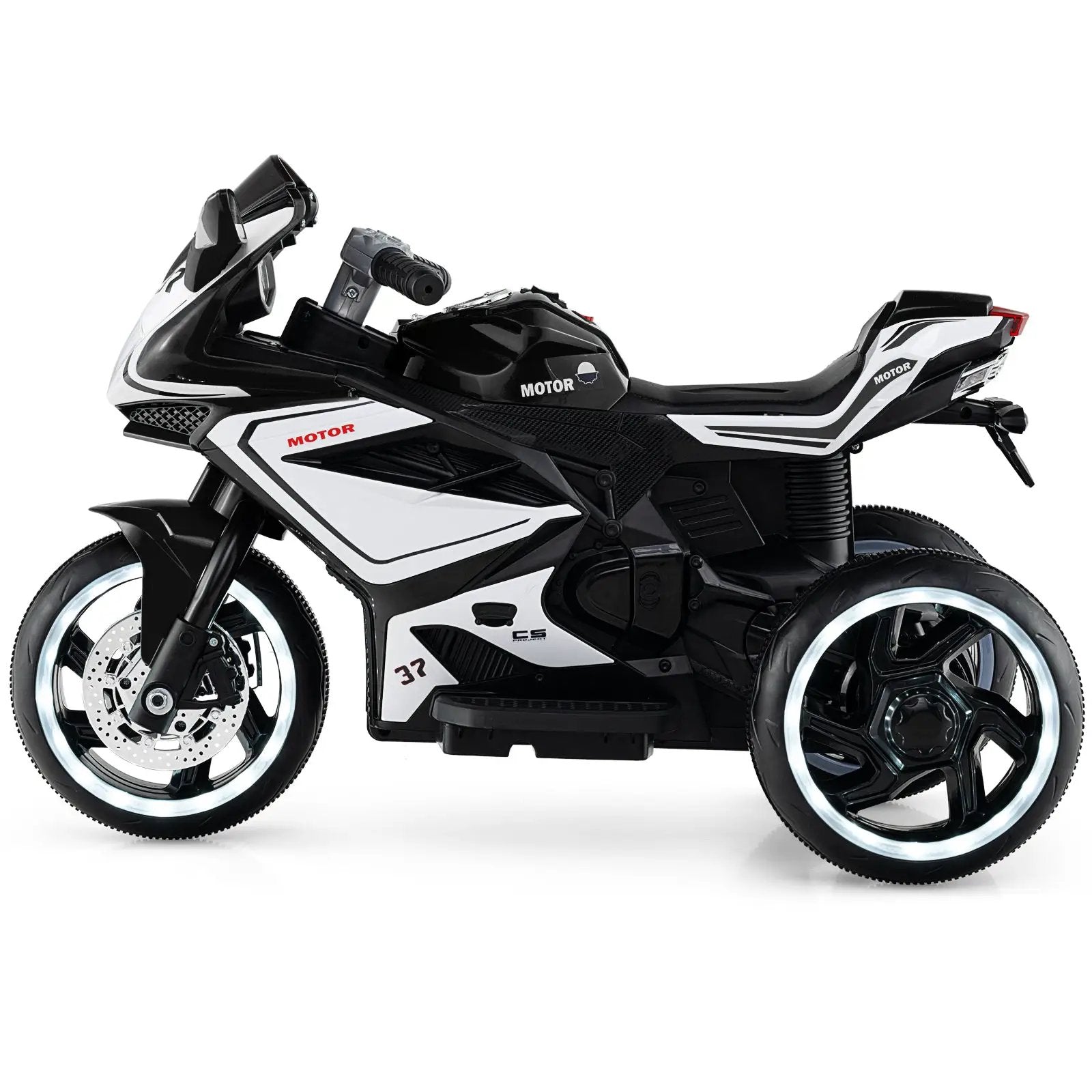 Kids Ride on Motorcycle 6V Battery Powered Mini Electric Motorbike with LED Lights by DirectDeals
