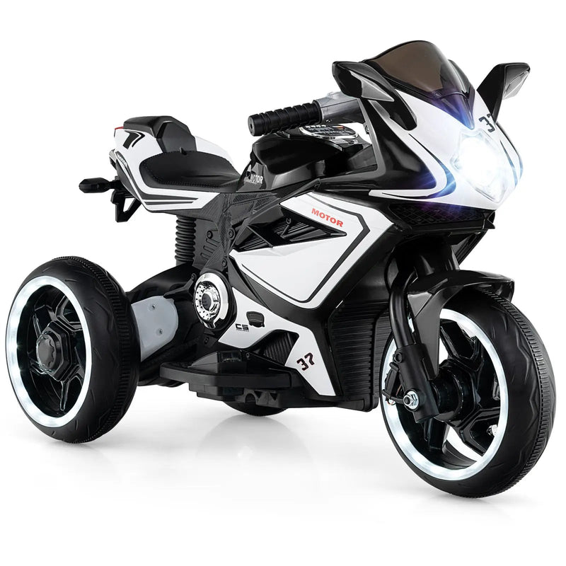 Kids Ride on Motorcycle 6V Battery Powered Mini Electric Motorbike with LED Lights by DirectDeals