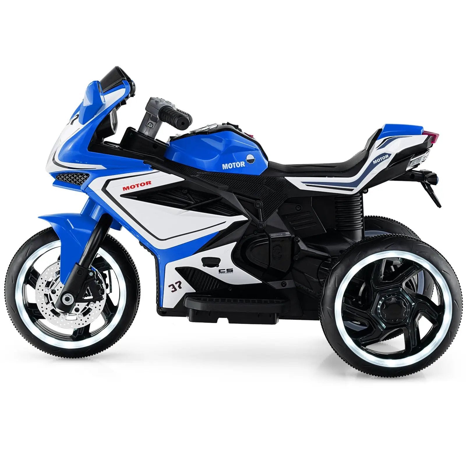 Kids Ride on Motorcycle 6V Battery Powered Mini Electric Motorbike with LED Lights by DirectDeals