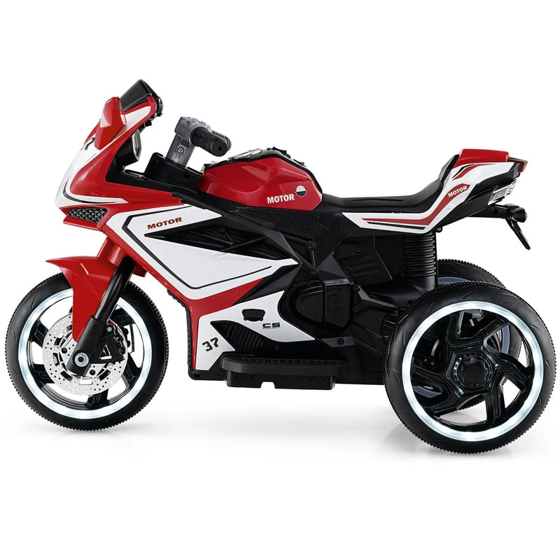 Kids Ride on Motorcycle 6V Battery Powered Mini Electric Motorbike with LED Lights by DirectDeals