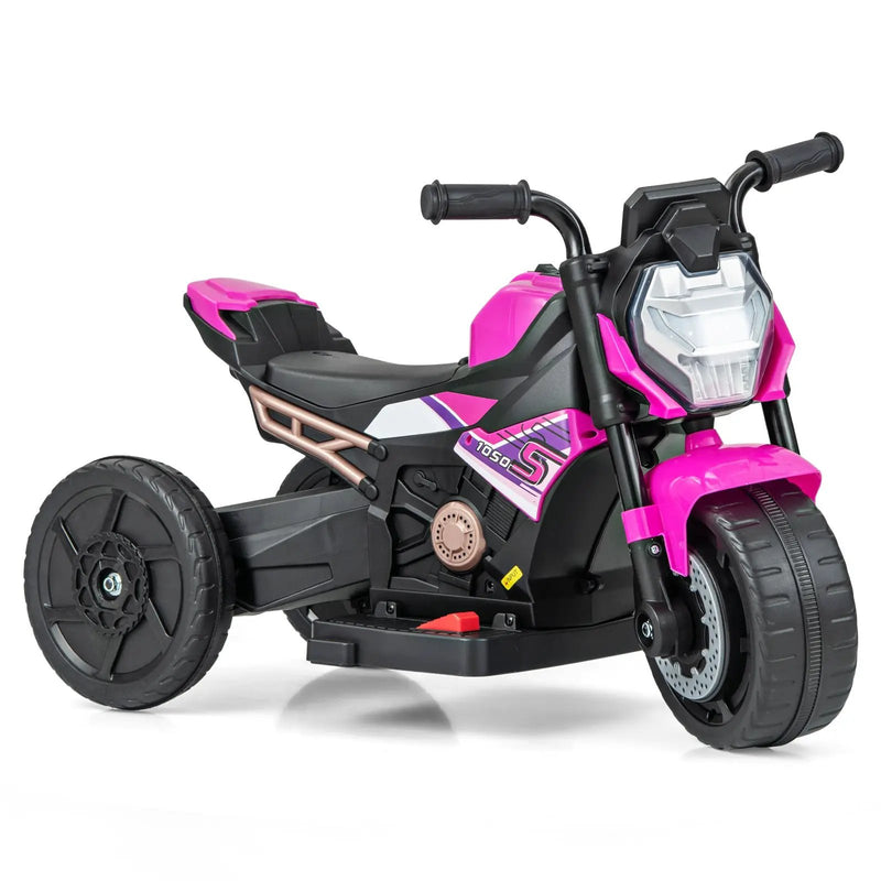Kids Ride-on Motorcycle 6V Battery Powered Motorbike with Detachable Training Wheels by DirectDeals