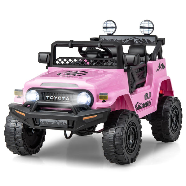 12V 7Ah Licensed Toyota FJ Cruiser Electric Car with Remote Control-Pink, photo 2 of 8