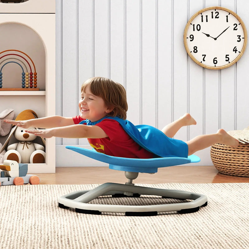 Kids Sensory Swivel Chair 360° Spinning Seat with Metal Base by DirectDeals