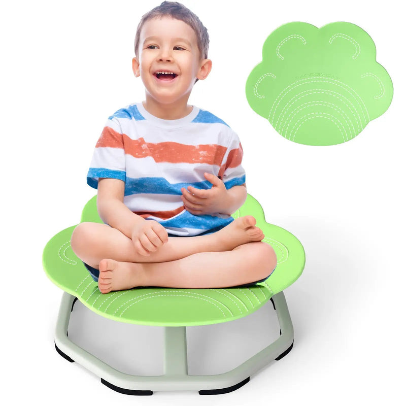 Kids Sensory Swivel Chair Cat Claw 360¬∞ Spinning Chair with Non-Slip Metal Base by DirectDeals