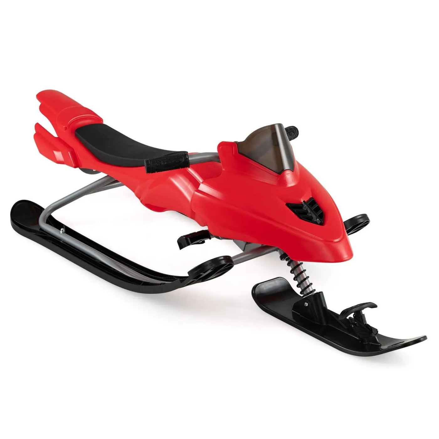 Snow Racer Sled with Brakes and Steering Handle for Kids by DirectDeals