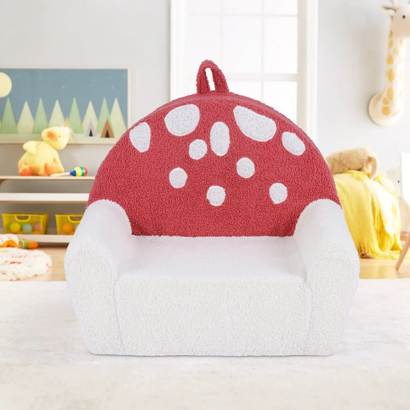 Kids Sofa Toddler Foam Couch with Soft Fleece Fabric Cover by DirectDeals