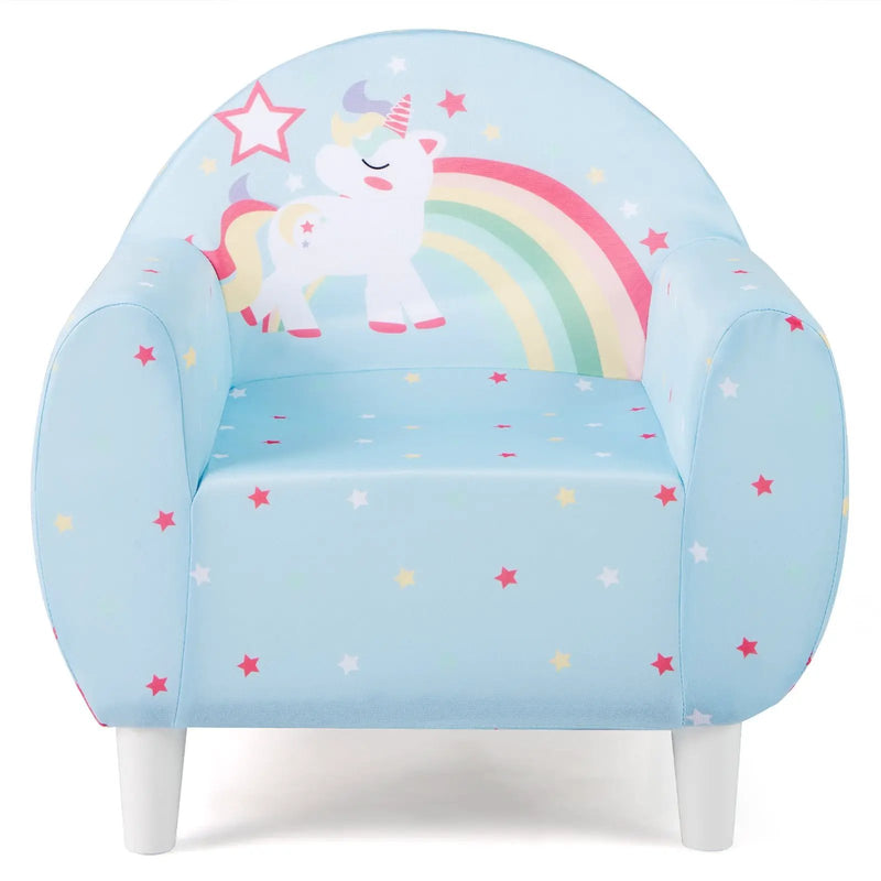Kids Sofa with Breathable Spandex Fabric and High-density Sponge Filling for Boys and Girls by DirectDeals