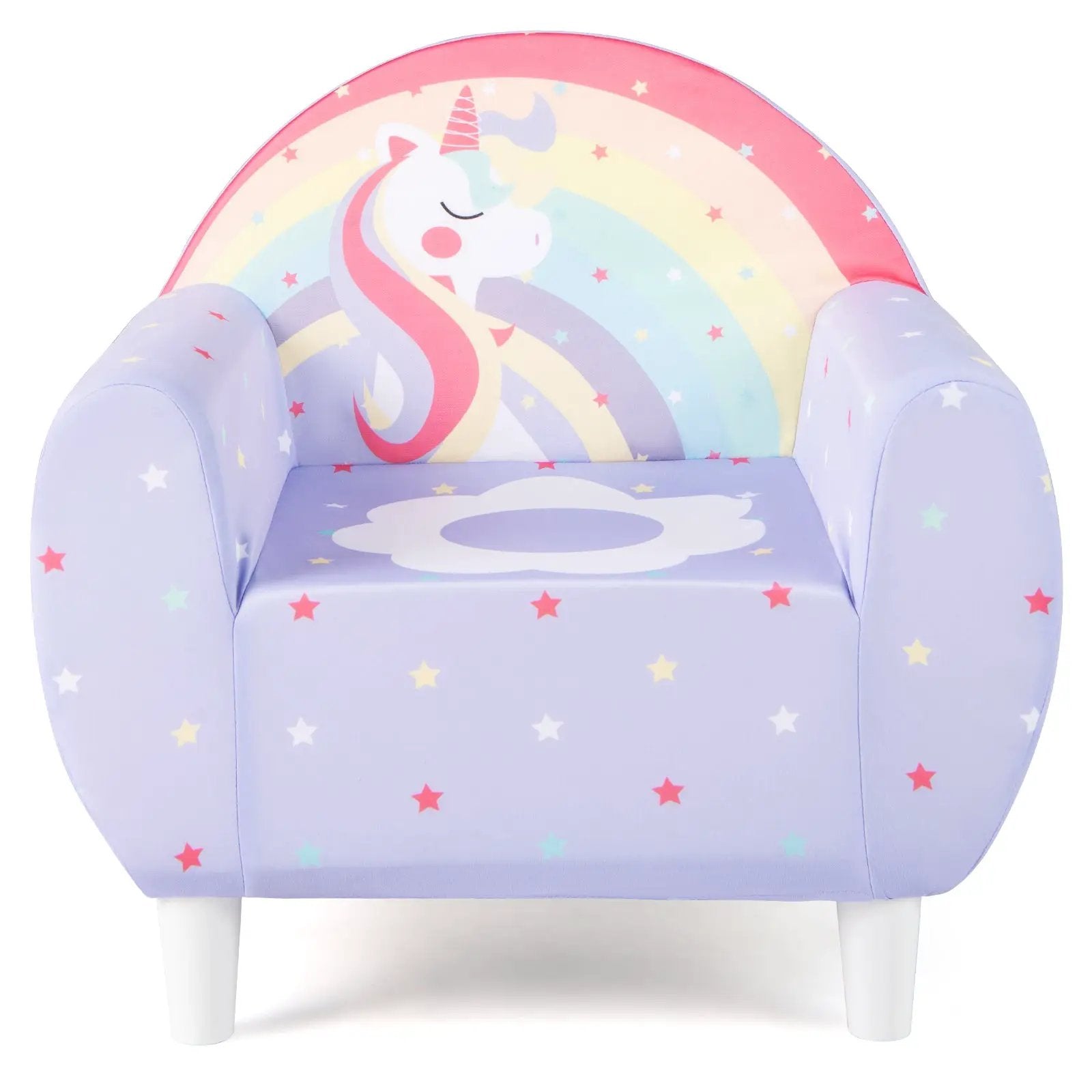 Kids Sofa with Breathable Spandex Fabric and High-density Sponge Filling for Boys and Girls by DirectDeals
