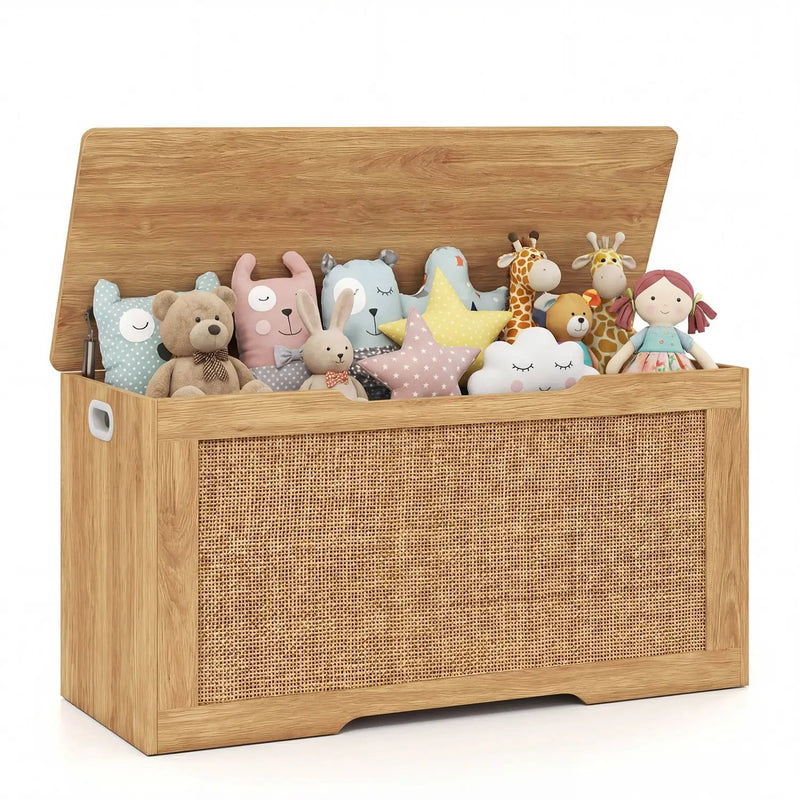 Kids Storage Bench 40 Inch Toy Box with Flip Top and Handles by DirectDeals