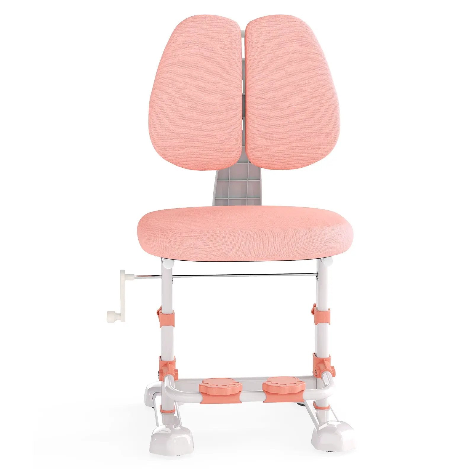 Kids Study Chair with Adjustable Double Backrest and Footrest by DirectDeals