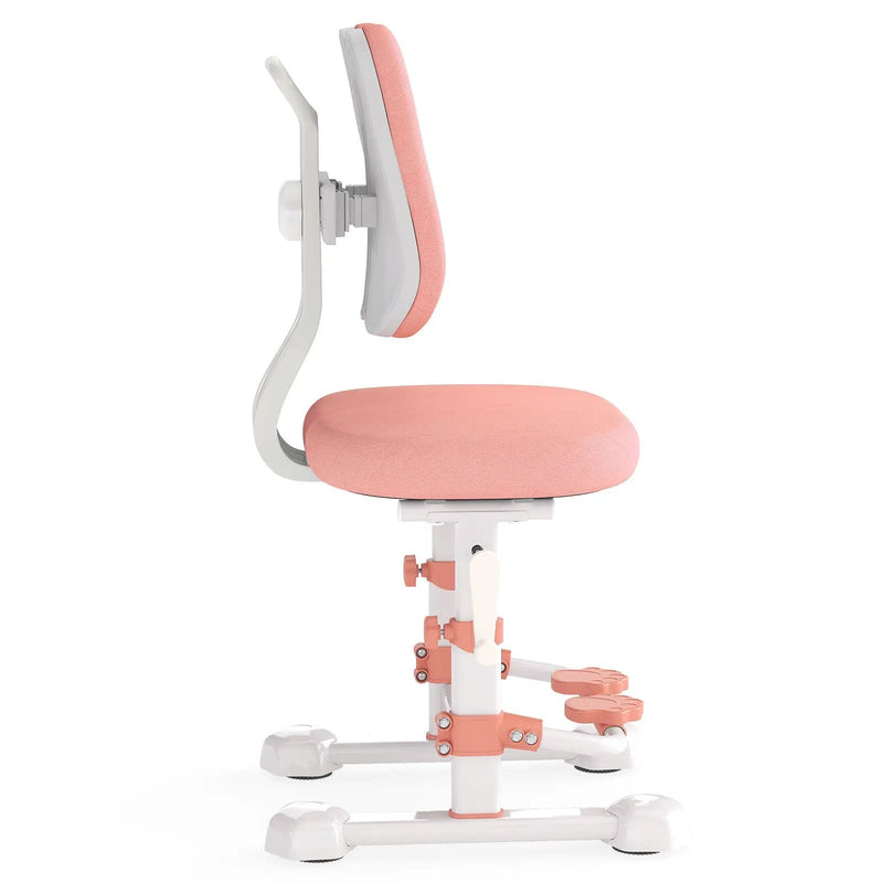 Kids Study Chair with Adjustable Double Backrest and Footrest by DirectDeals