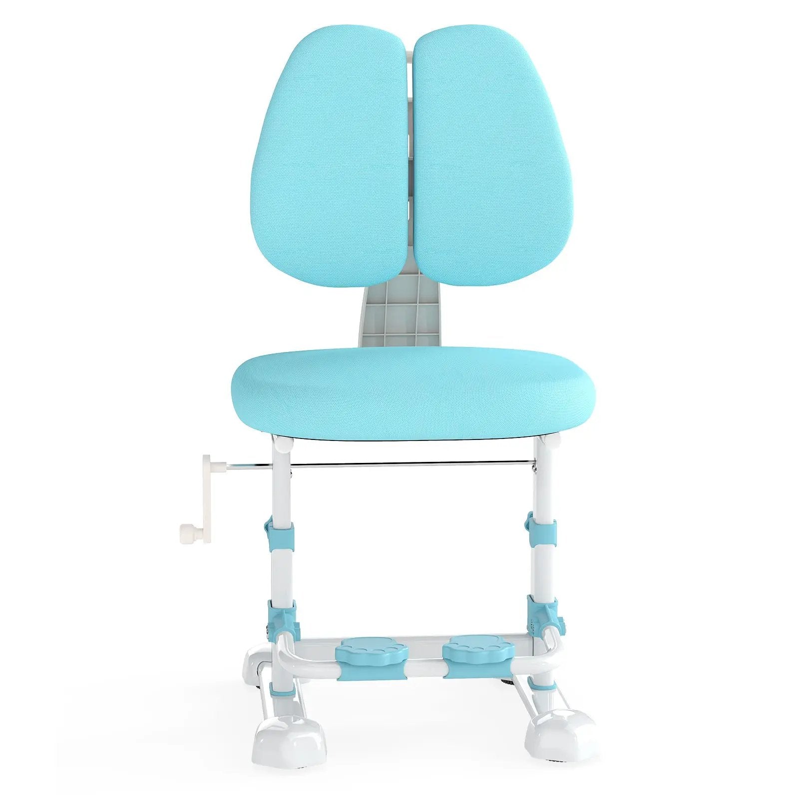 Kids Study Chair with Adjustable Double Backrest and Footrest by DirectDeals