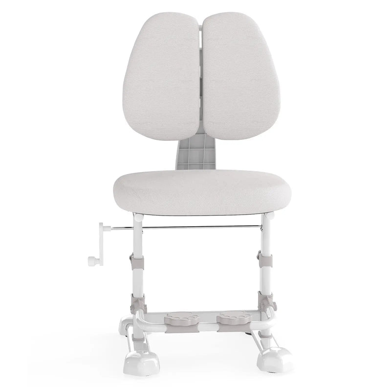 Kids Study Chair with Adjustable Double Backrest and Footrest by DirectDeals