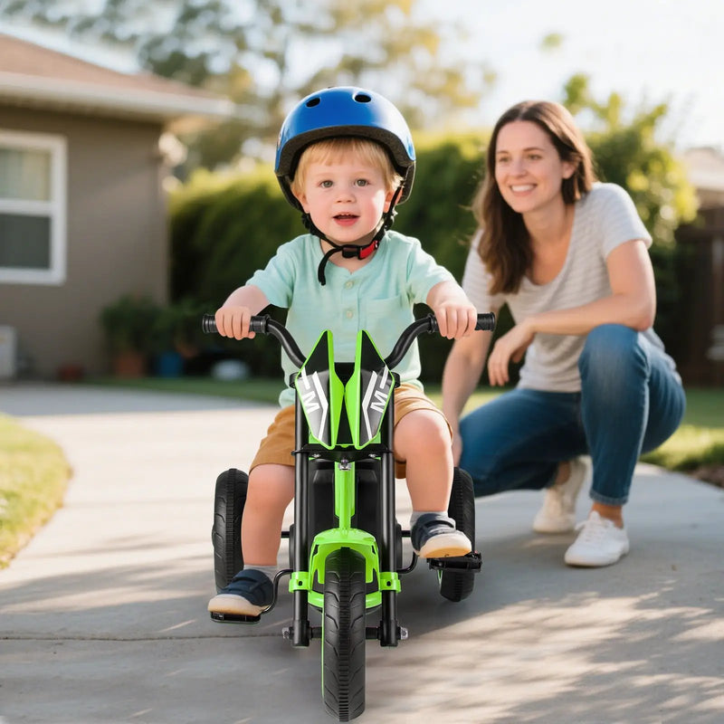 Kids Tricycle 3-Wheel Toddler Bike with Foot Pedals Forward Backward by DirectDeals
