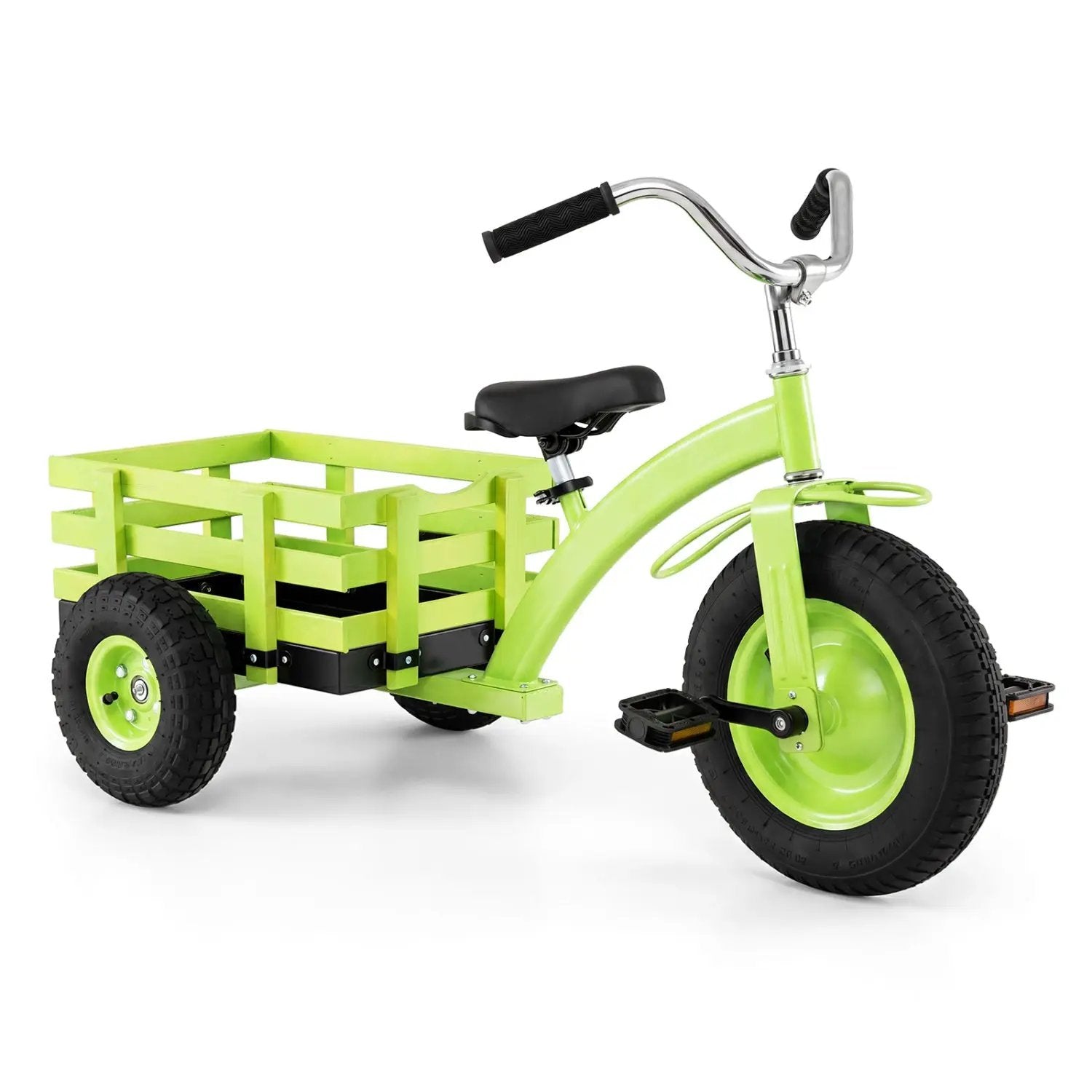 Kids Tricycle with 15-Inch Inflatable Rubber Tires by DirectDeals