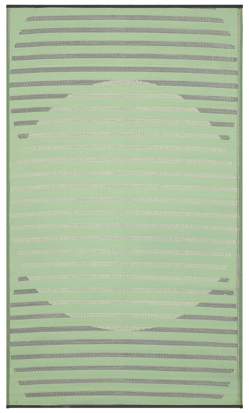 Kyoto - Green Outdoor Rug for Patio by Fab Habitat
