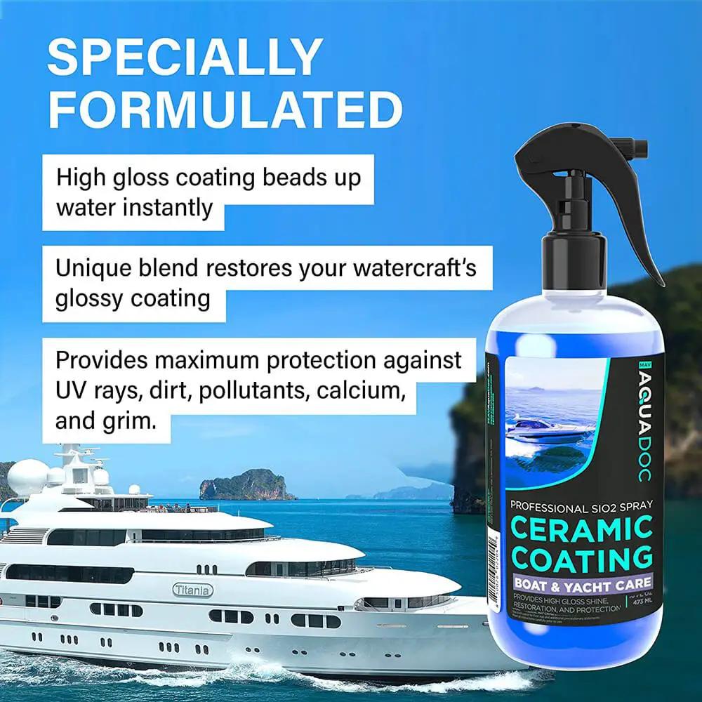 Boat Ceramic Coating Spray by AquaDoc