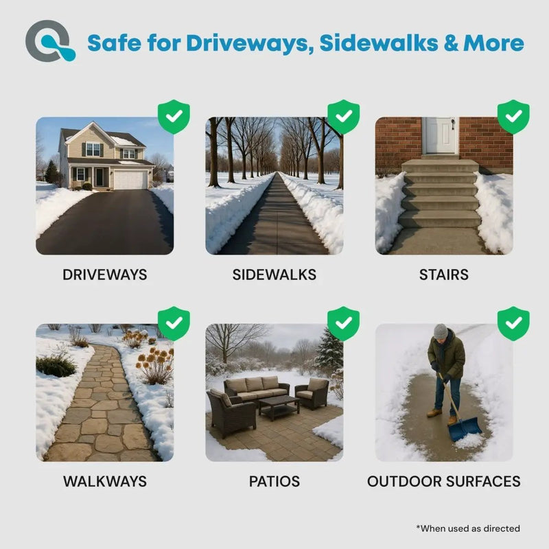 AquaDoc Ice Melt Safe for Concrete - Calcium Chloride by AquaDoc