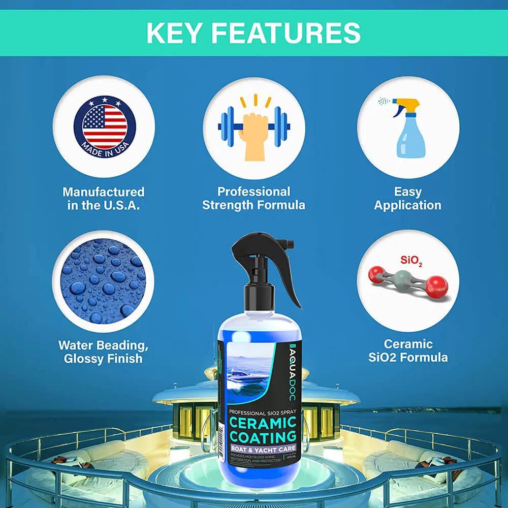 Boat Ceramic Coating Spray by AquaDoc