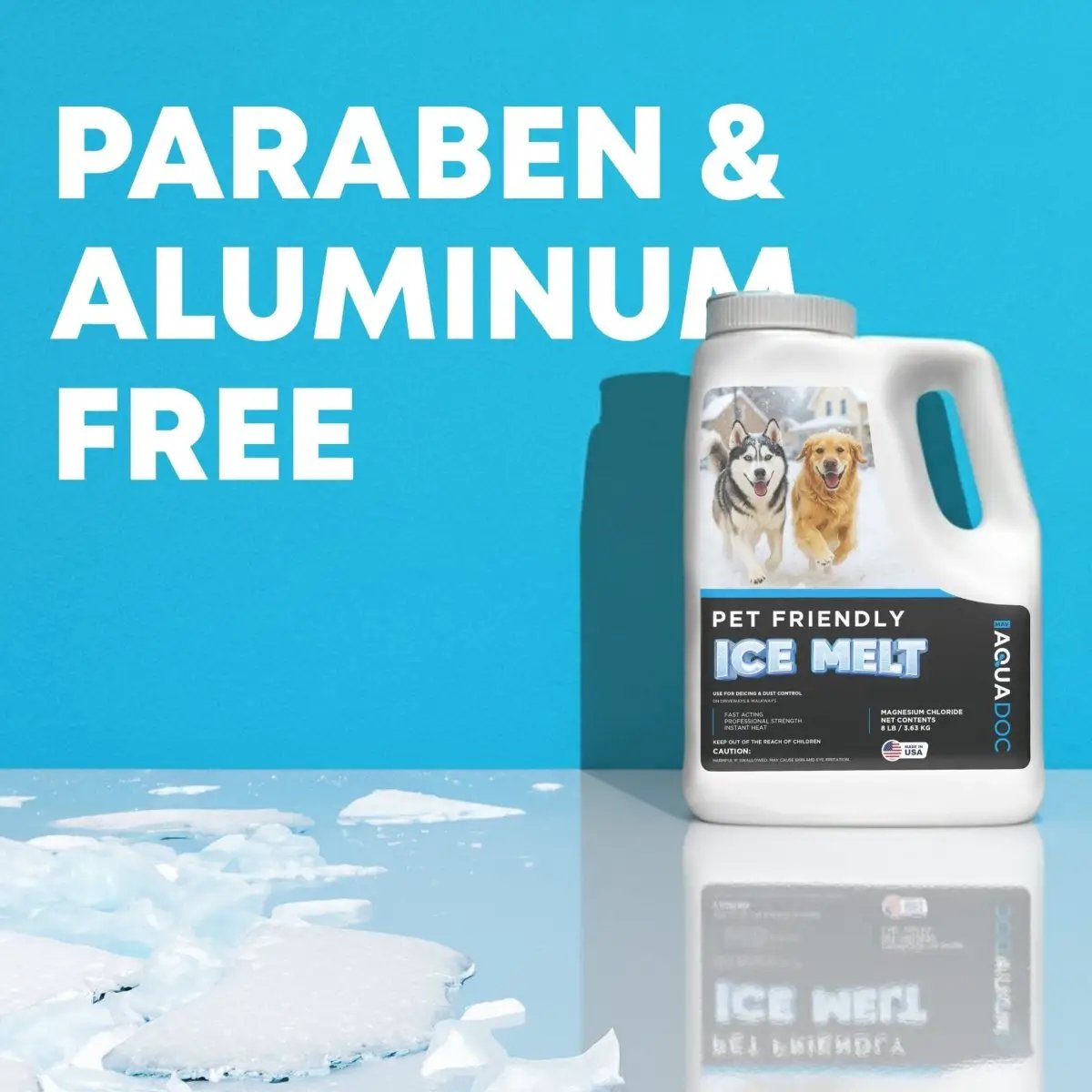 AquaDoc Pet Safe Ice Melt (Magnesium Chloride) by AquaDoc