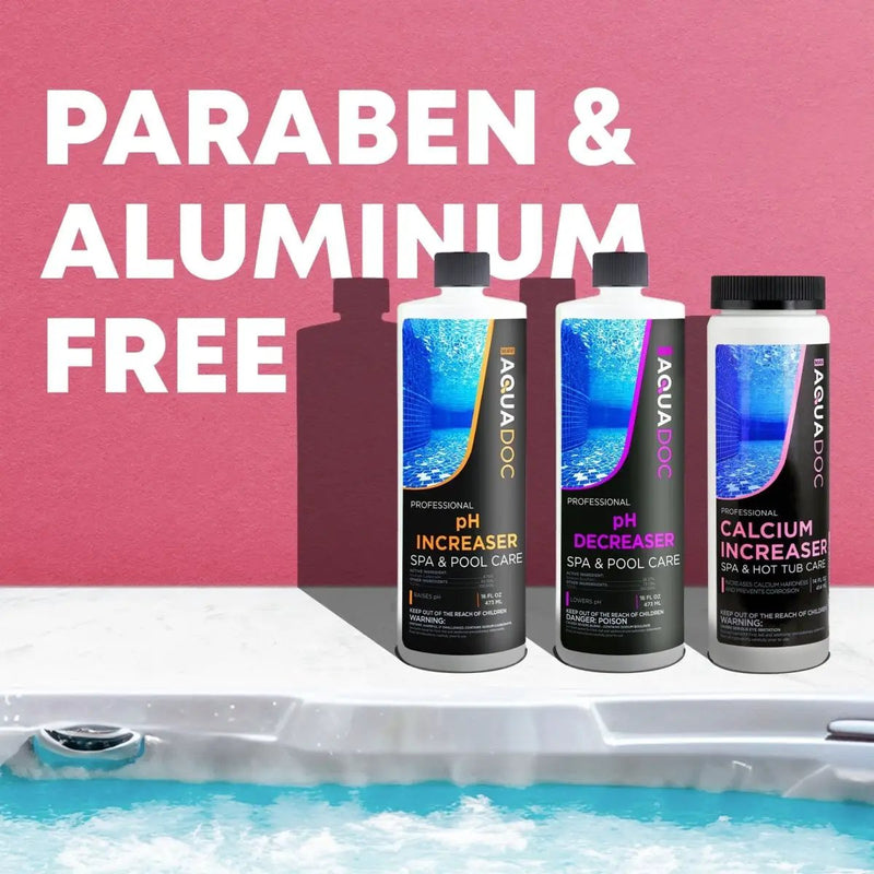 Spa Balancer Kit - pH Increaser + pH Decreaser + Calcium Increaser by AquaDoc