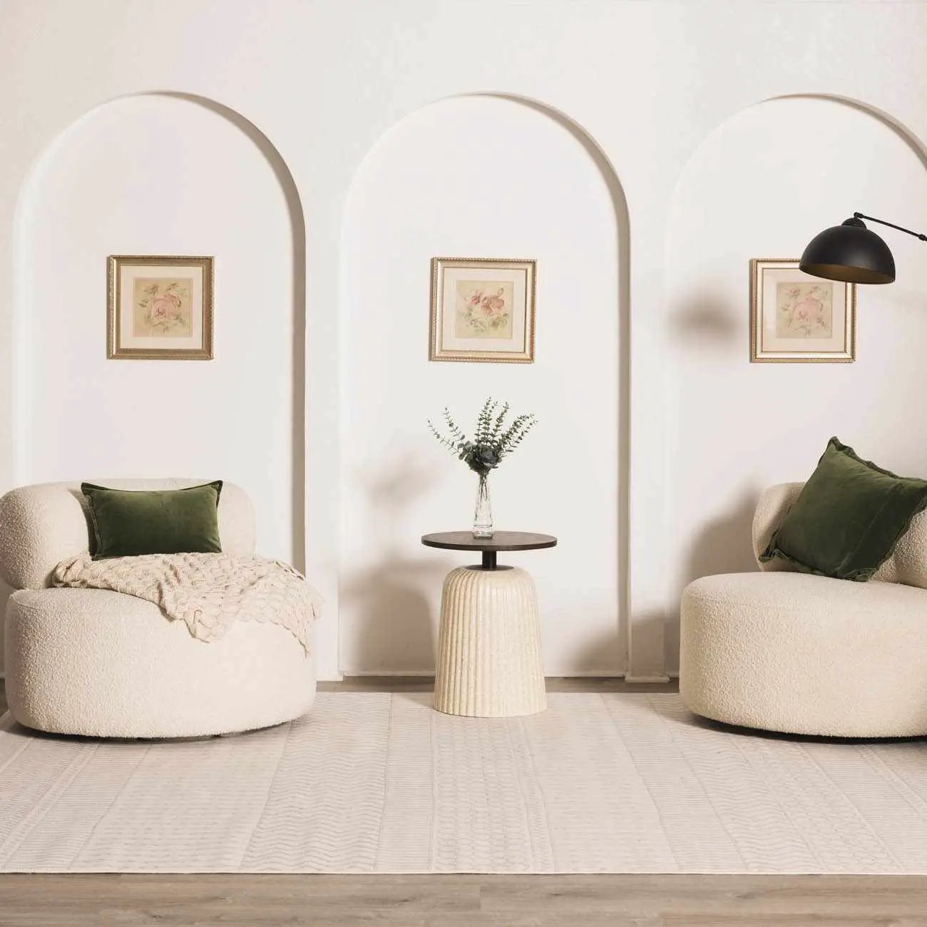 Lascassas Neutral Area Rug - Clearance by Boutique Rugs
