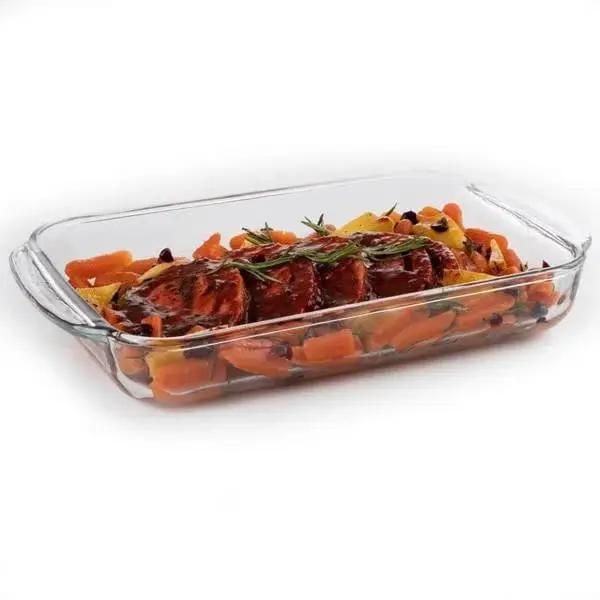 Glass 3-Piece Bakeware Oven Safe Casserole Baking Dish Set - Dishwasher Safe by HomePacific