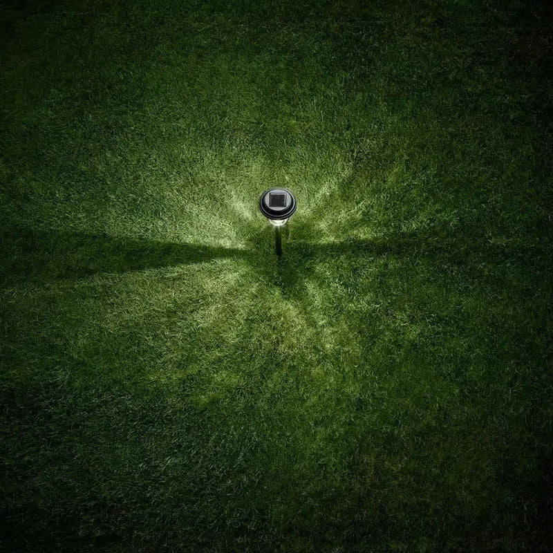 4 Pack - Solar LED Light Set - Outdoor Path Lighting in Black by HomePacific
