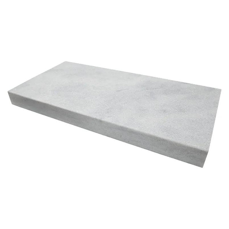 Cosmic Gray Pavers Sandblasted Marble 12x24 close up