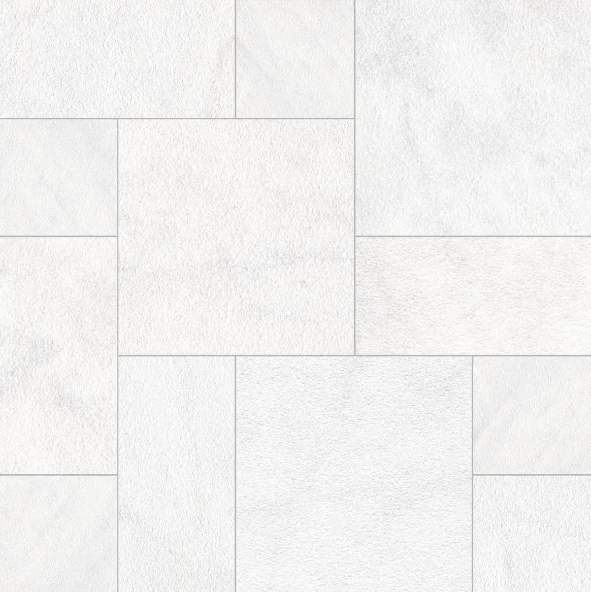 Crystal White Paver Sandblasted Marble Pool Copings 12x24 1.18 inch by MSI Surfaces