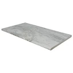 Argento Travertino Matte Porcelain Pool Copings 13x24 close up