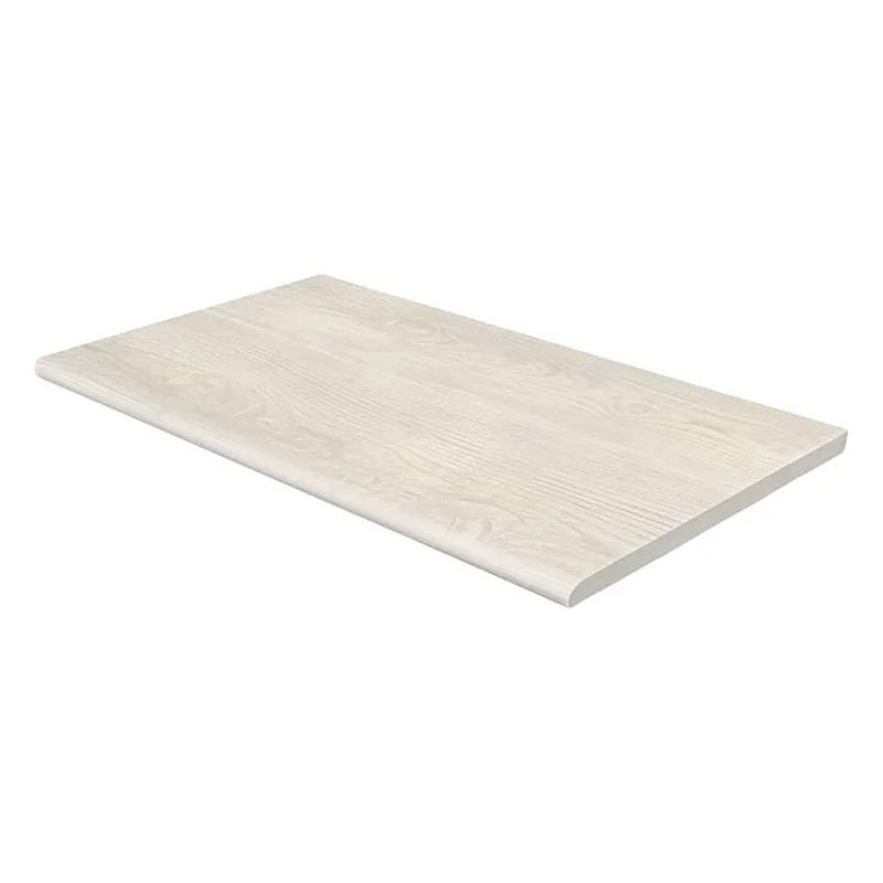 Caldera Blanca Matte Wood Look Porcelain Pool Copings 13x24 close up