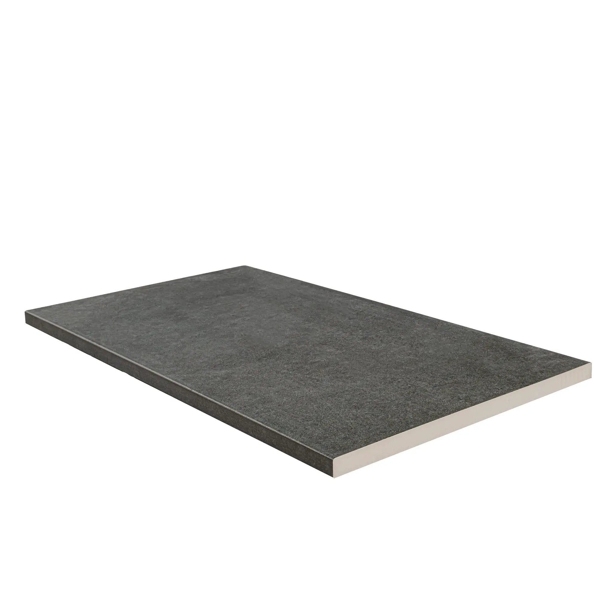 Cementique Graphite Matte Porcelain Pool Copings 13x24 close up