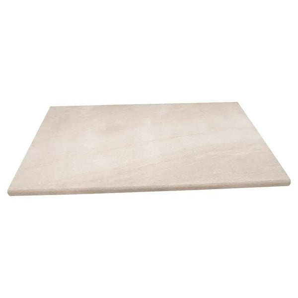 Praia Crema Matte Marble Look Porcelain Pool Copings 13x24
