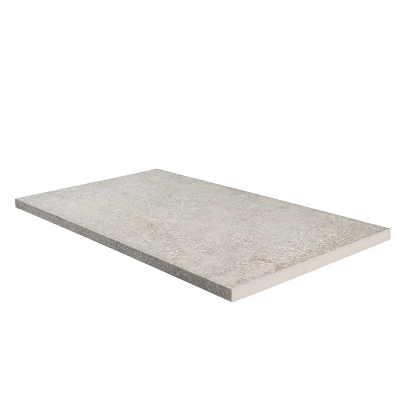 Quartz Silver Matte Porcelain Pool Copings 13x24 close up