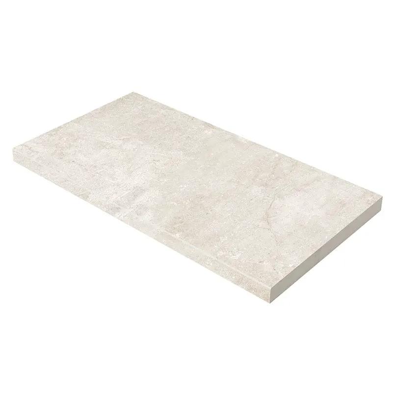 Soreno Ivory Matte Porcelain Pool Copings 13x24 close up