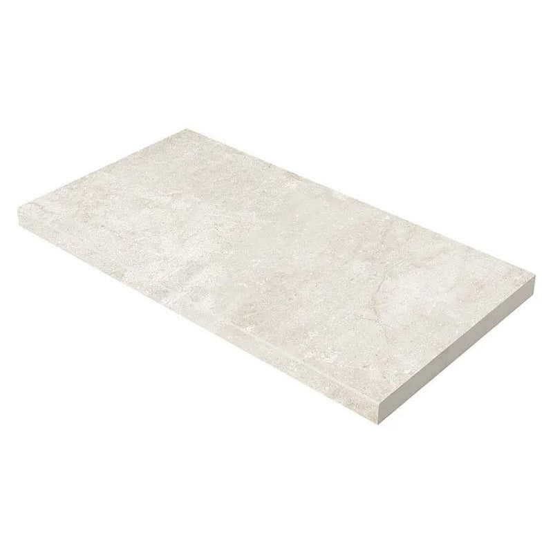Soreno Ivory Matte Porcelain Pool Copings 13x24 close up