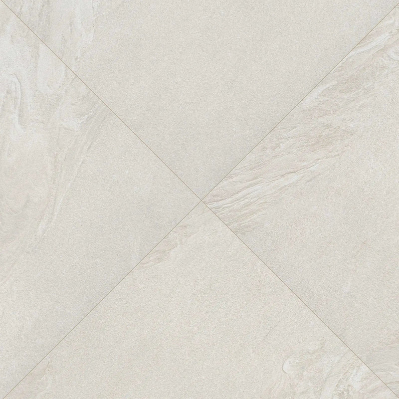 Vortexa Ivory Matte Porcelain Pool Copings 13x24 angled view