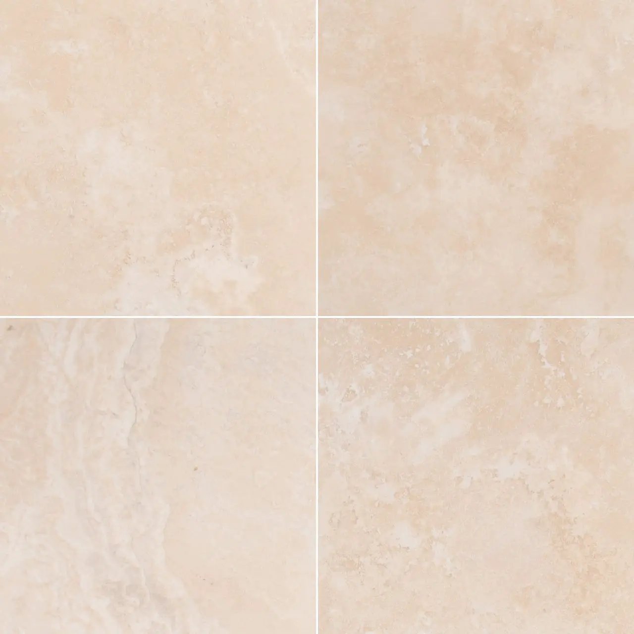 Tuscany Beige Brushed Travertine Pavers 12x24 1.18 inch close up