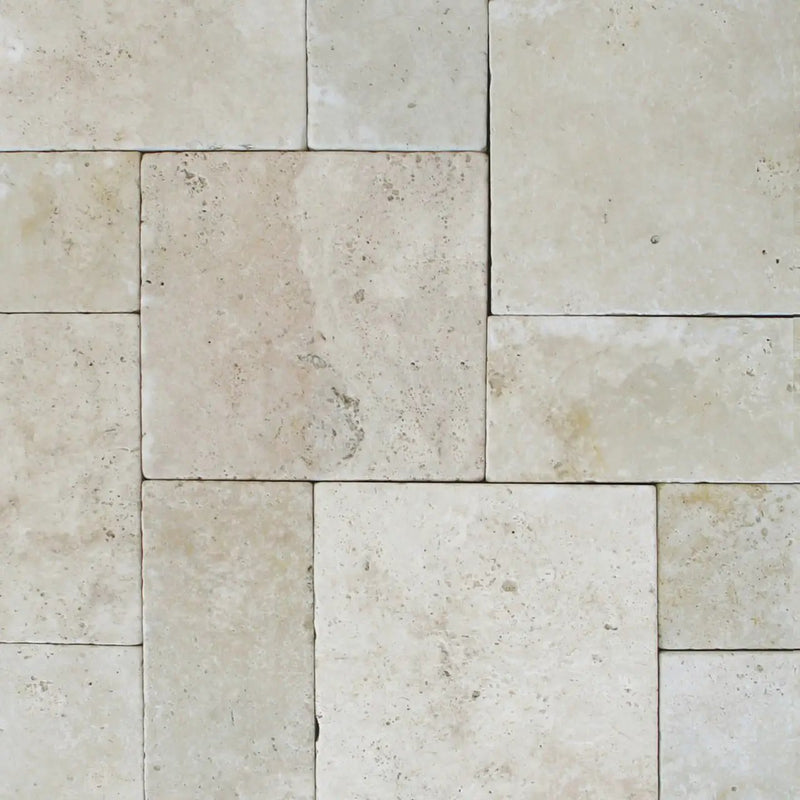 Tuscany Beige Travertine Pool Copings 12x24 1.97 inch close up