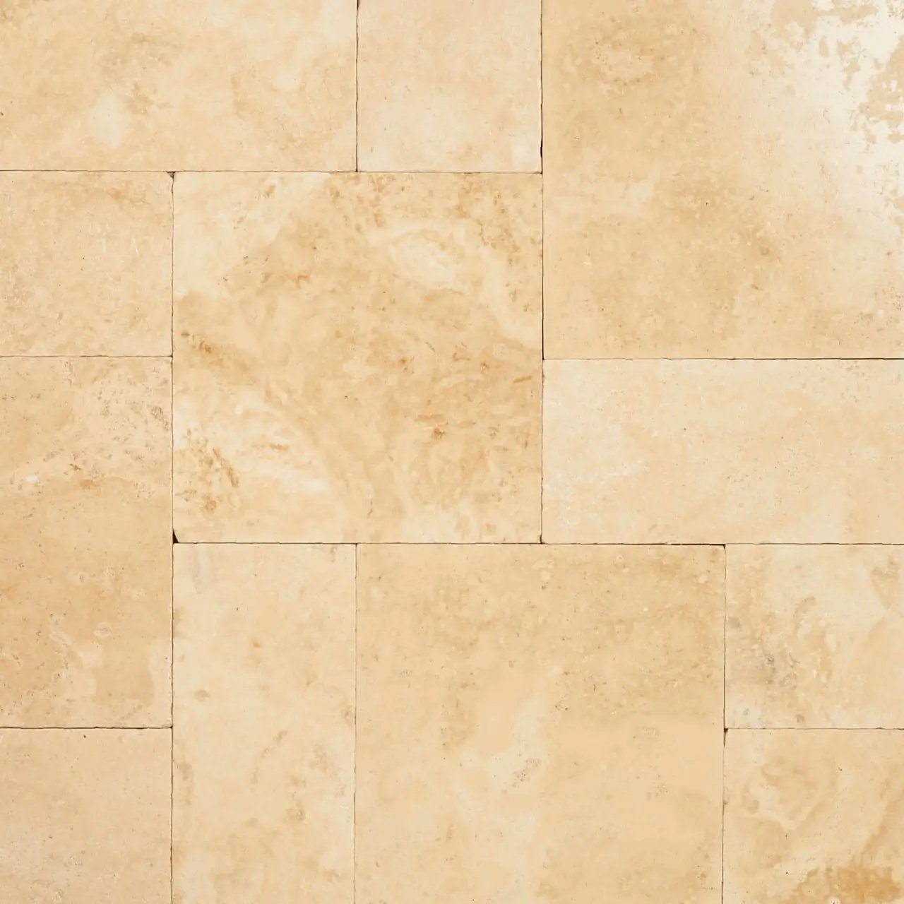 Tuscany Ivory Tumbled Travertine Pool Copings 16x24 close up