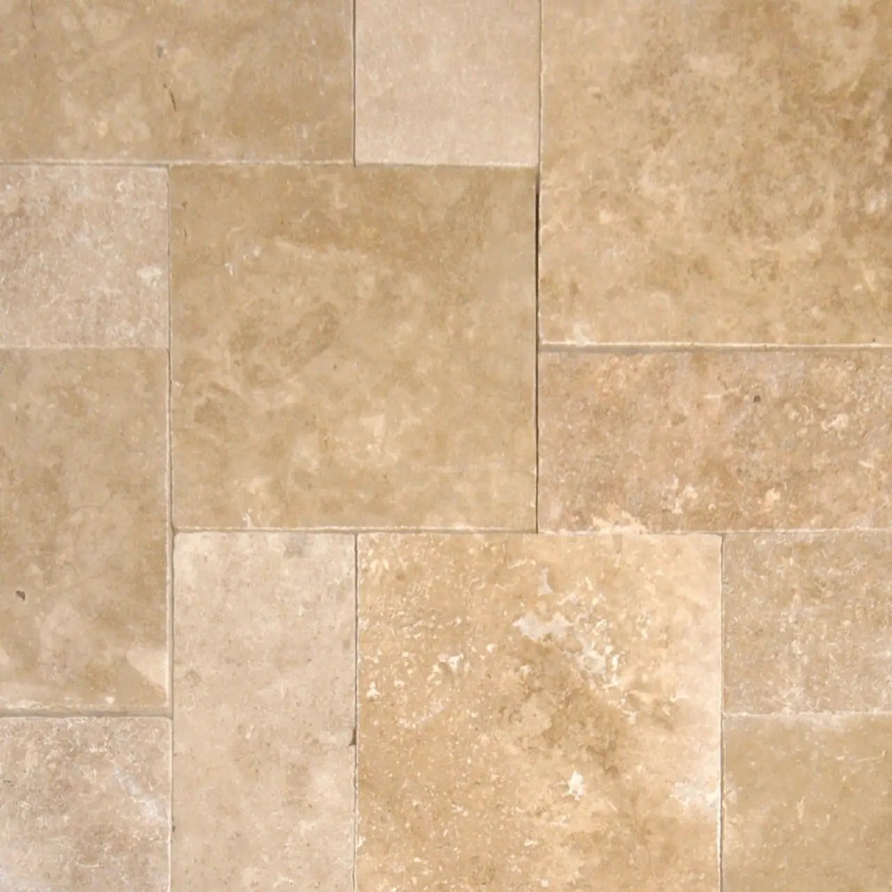 Tuscany Walnut Travertine Pool Copings 12x24 close up