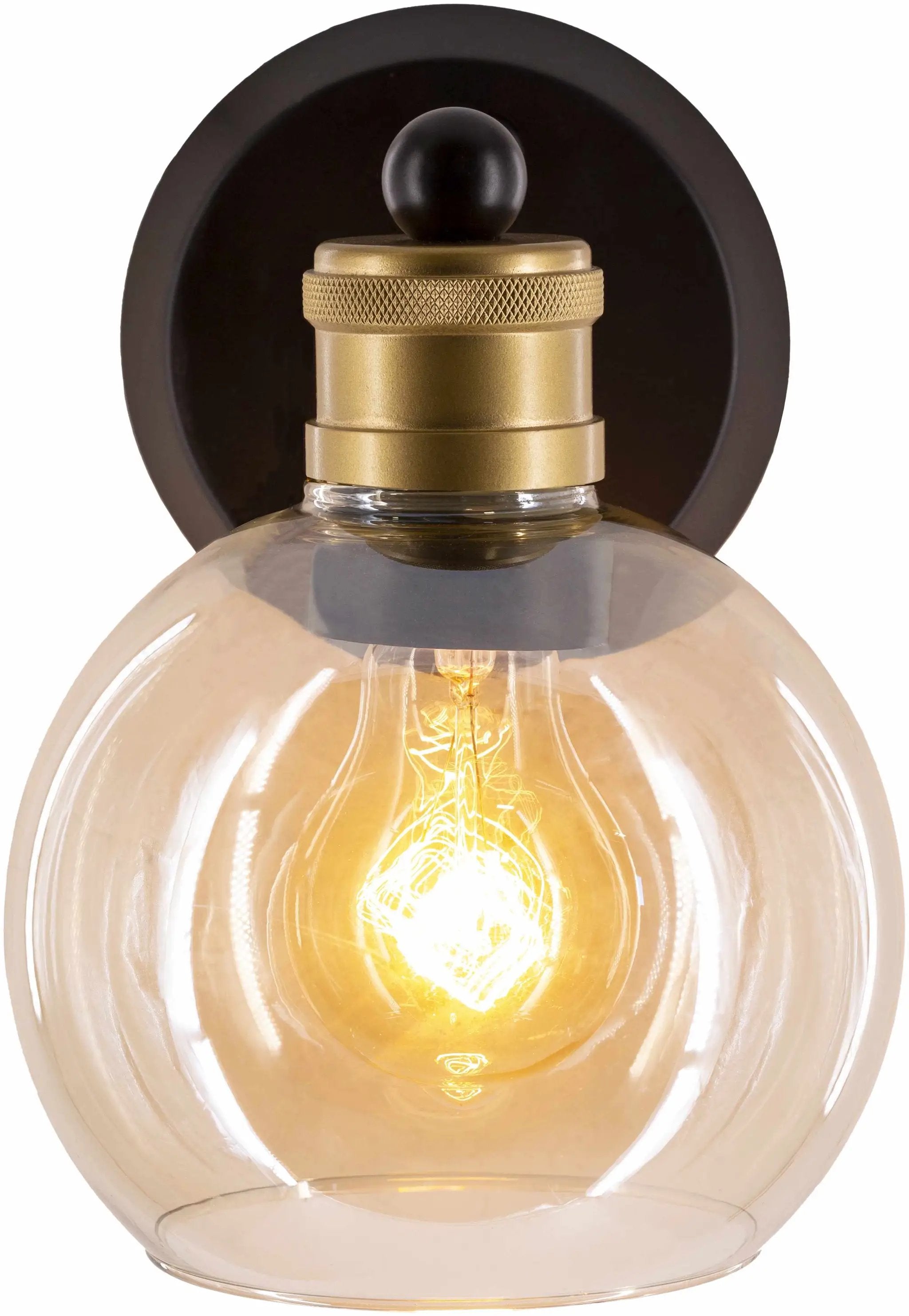 Leabrook Black Metal Wall Sconce by Boutique Rugs