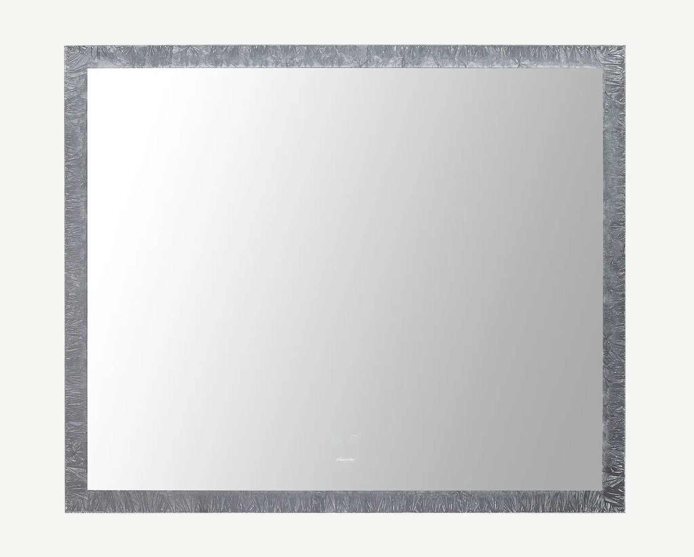 Frysta LED Frameless Rectangular Mirror Lighted Bathroom Vanity with Dimmer and Defogger by Ancerre Designs