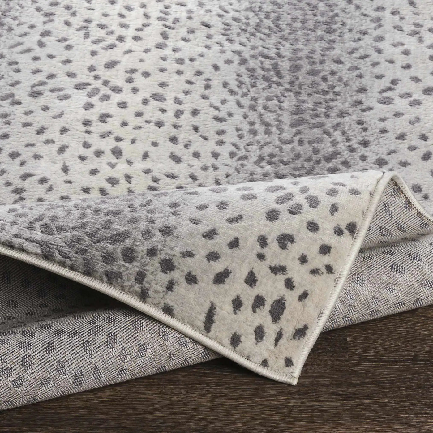 Pointblank Gray Antelope Print Rug by Boutique Rugs
