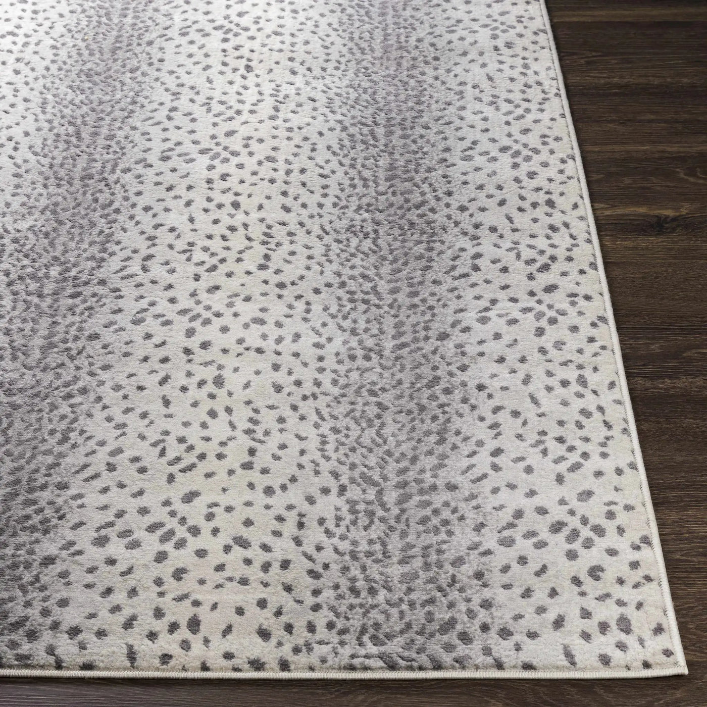Pointblank Gray Antelope Print Rug by Boutique Rugs