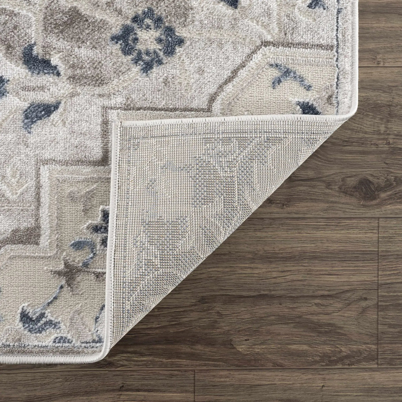 Calum Blue & Gray Area Rug by Hauteloom