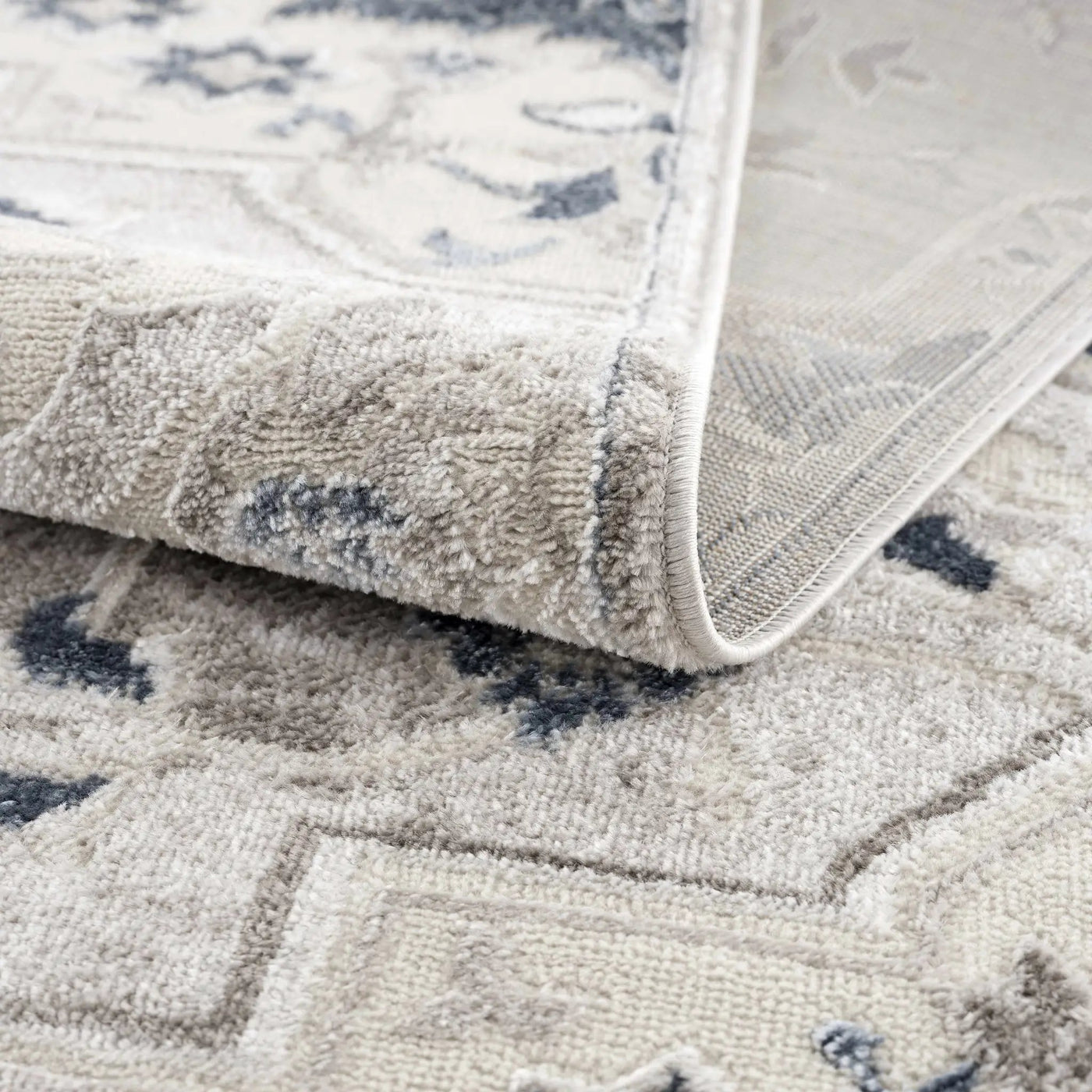 Calum Blue & Gray Area Rug - Clearance by Boutique Rugs
