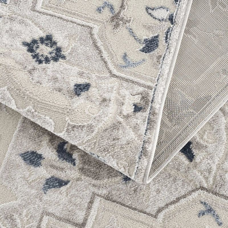 Calum Blue & Gray Area Rug - Clearance by Boutique Rugs