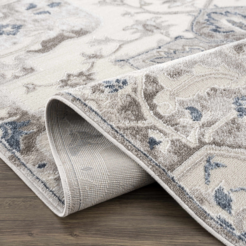 Calum Blue & Gray Area Rug - Clearance by Boutique Rugs